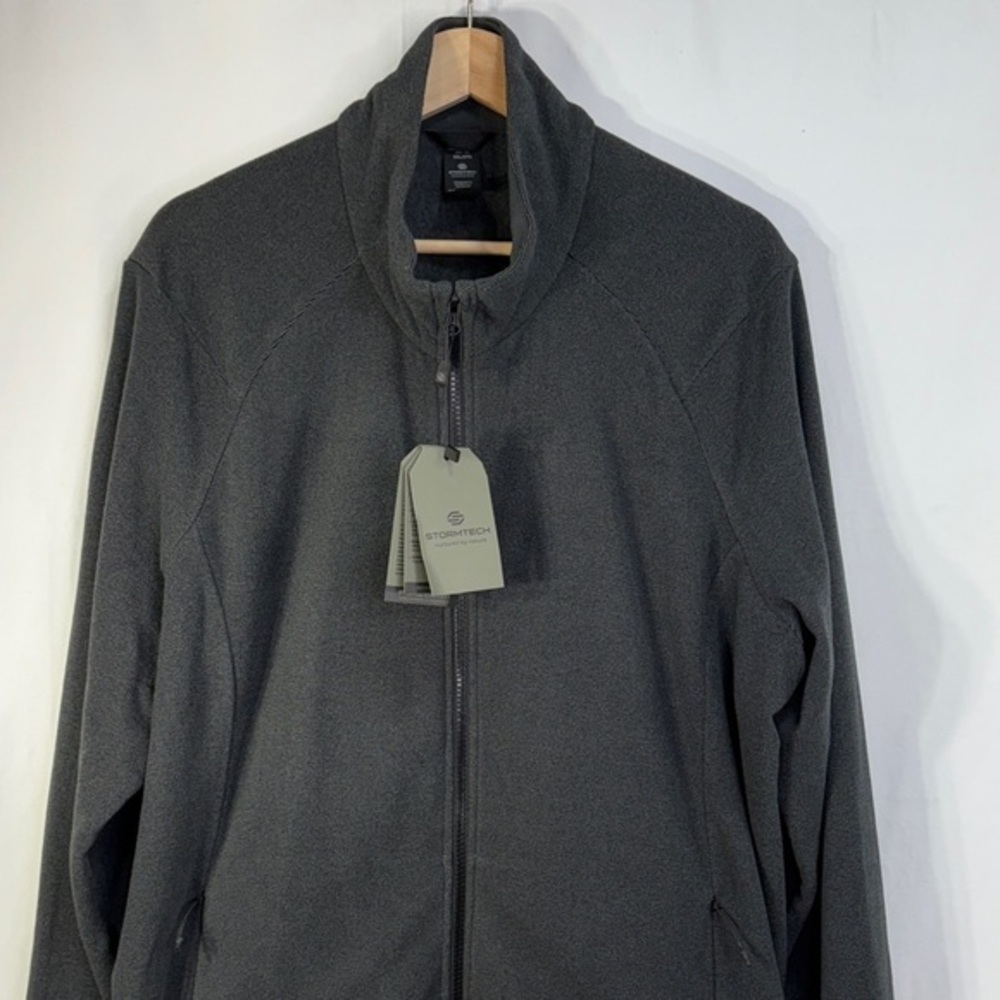 ☑️ nwt Stormtech Gray lightweight fleece Jacket